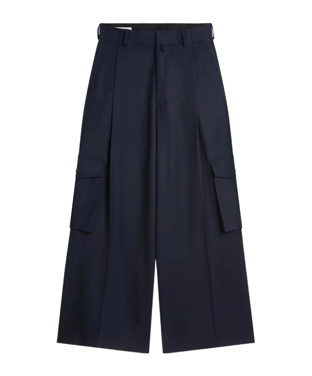 Wide-Leg Casual Pants