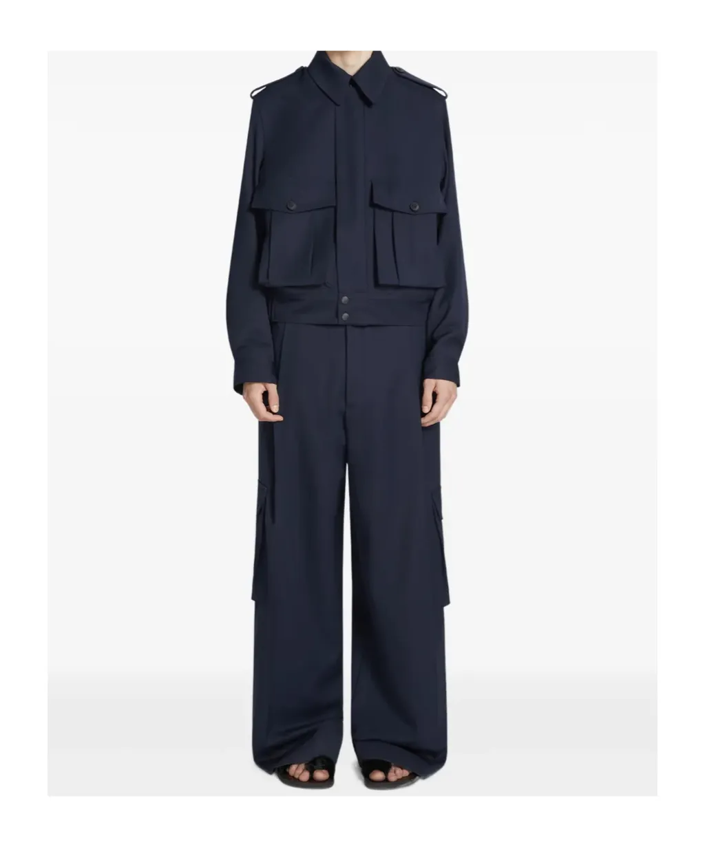 Wide-Leg Casual Pants