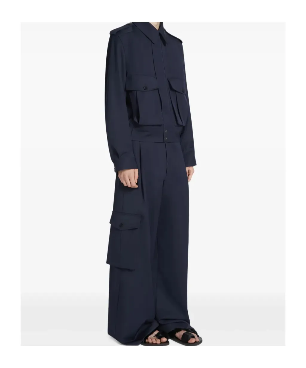 Wide-Leg Casual Pants