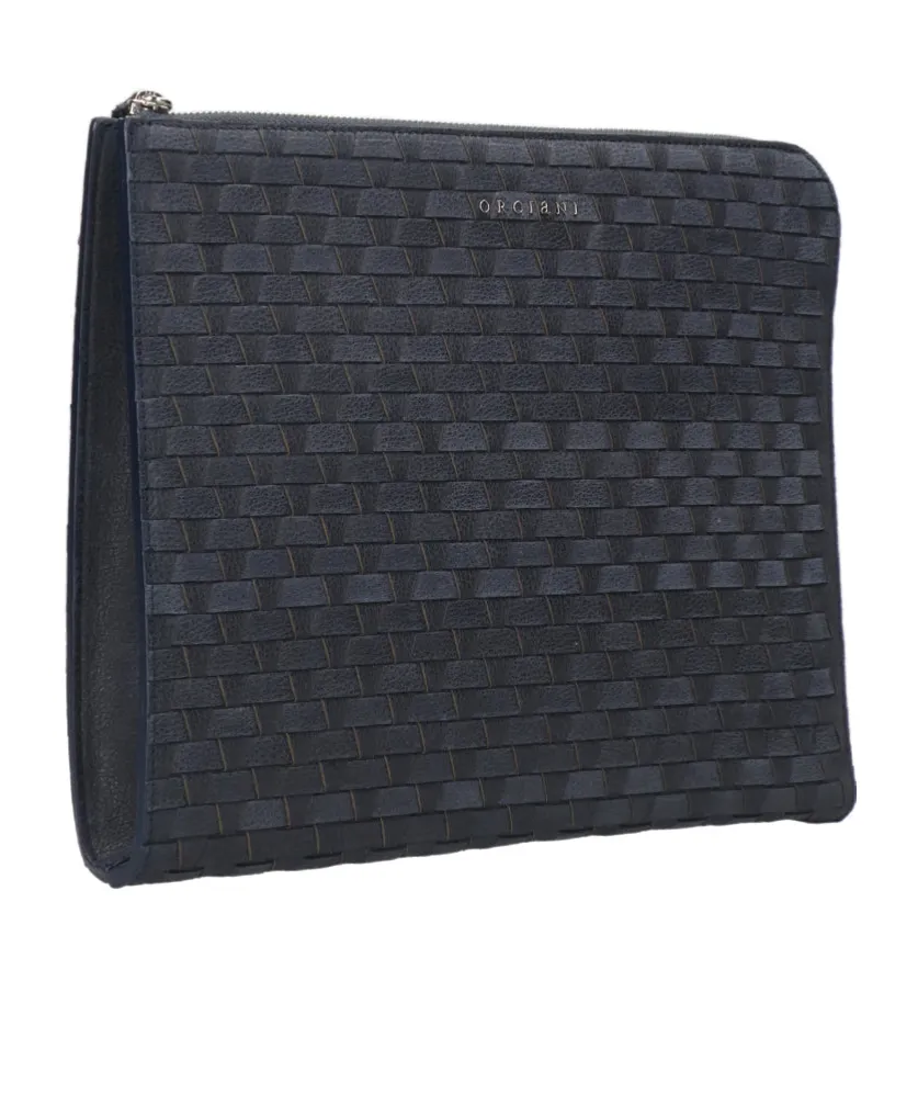 Pochette Slim Chevrette Woven