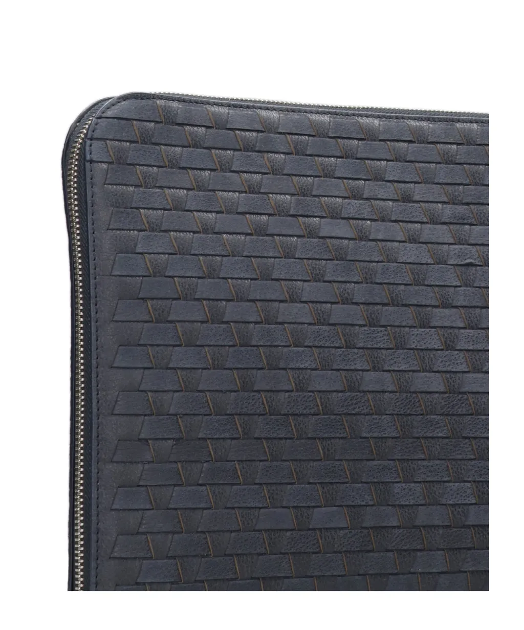 Pochette Slim Chevrette Woven