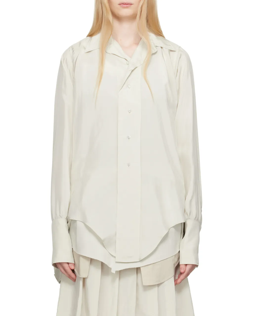 Dropped Hem Shirt