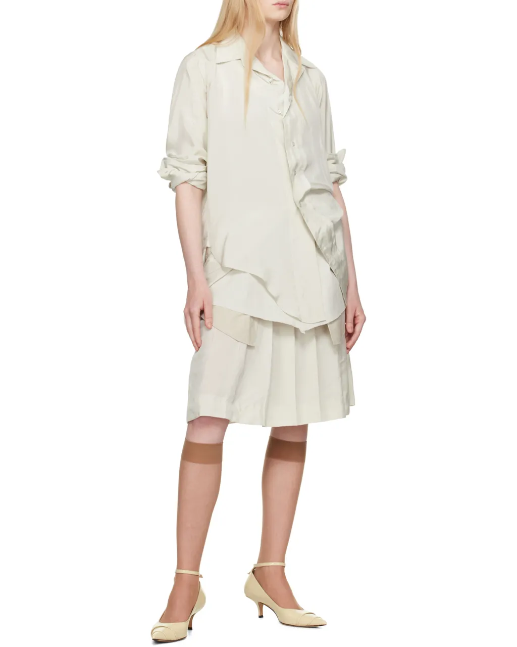 Dropped Hem Shirt