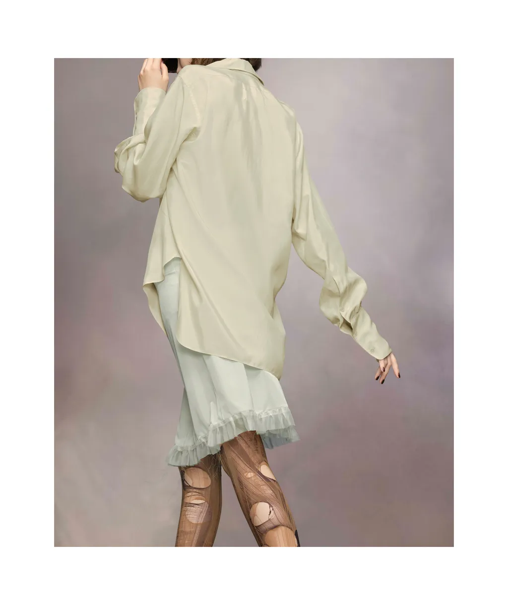 Dropped Hem Shirt