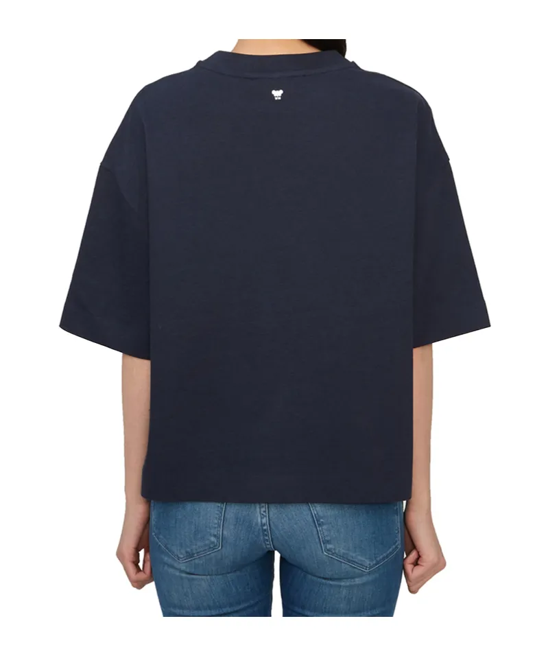 Cotton Jersey And Viscose T-Shirt