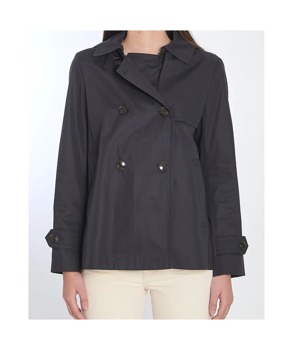 Herno Double Breasted Hooded Jacket
