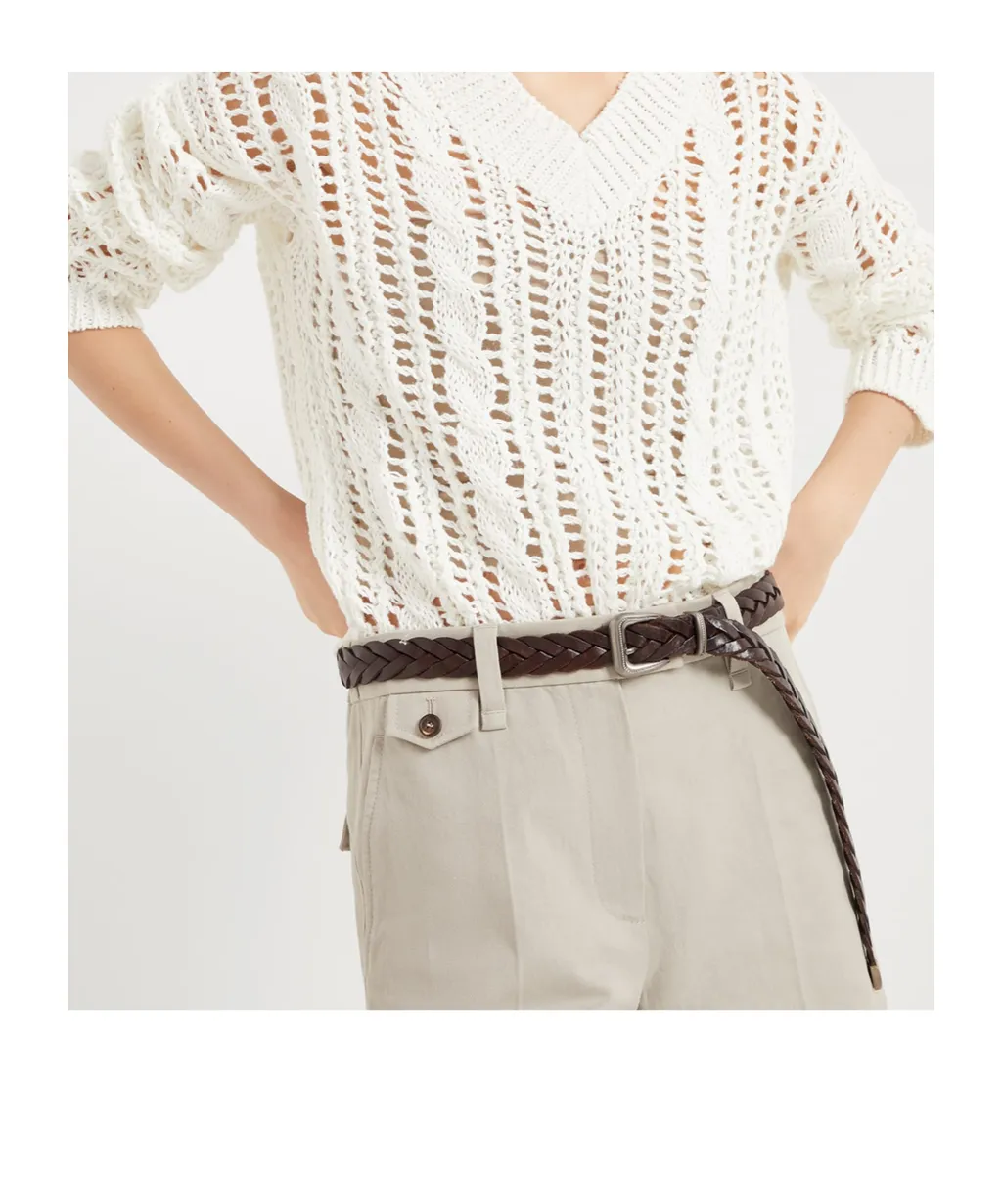 Brunello Cucinelli Buckle Fastened Braided Belt