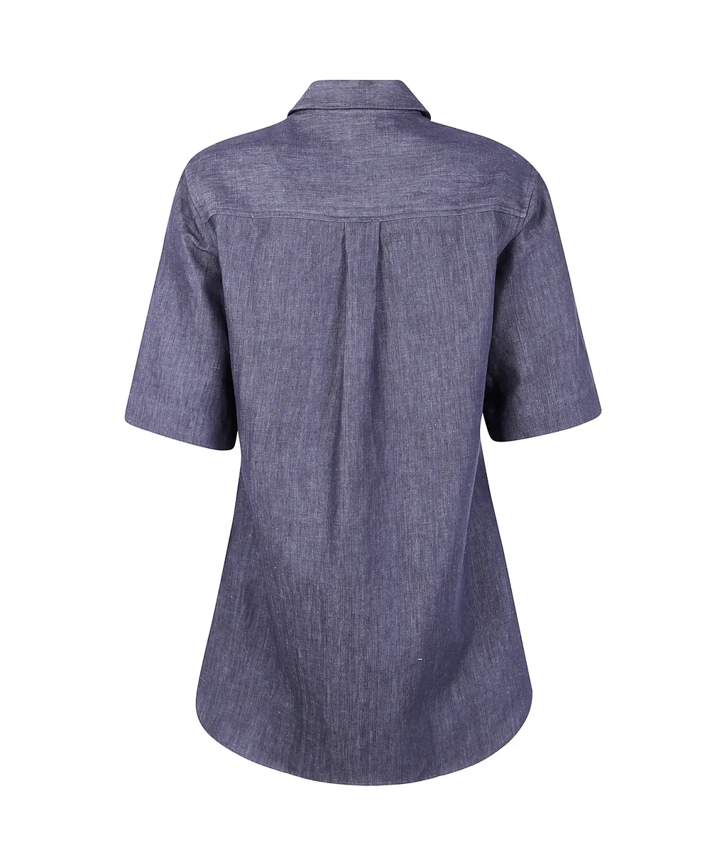 Studio Nicholson Luis Short-Sleeved Buttoned Shirt