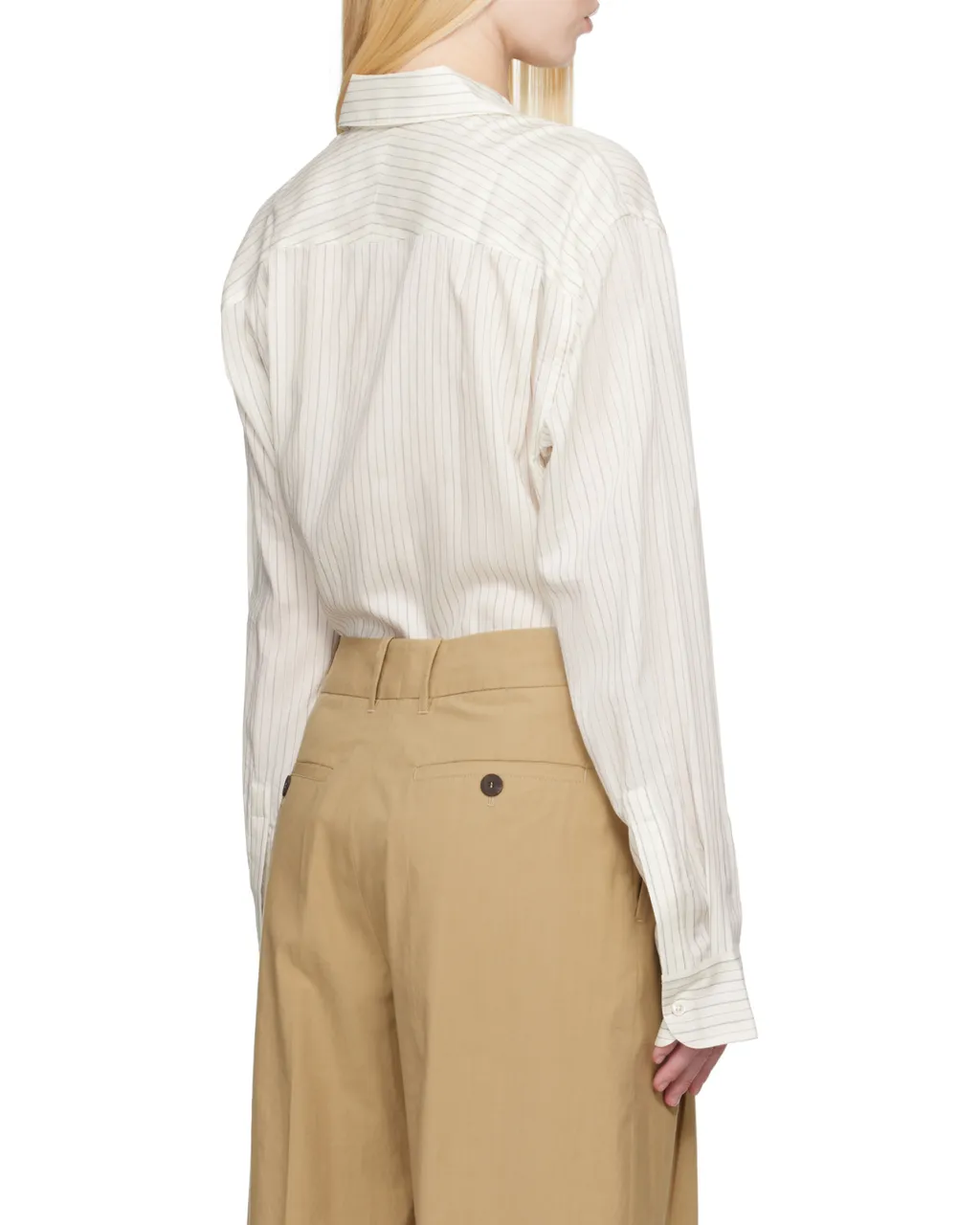 Studio Nicholson Striped Long-Sleeved Shirt