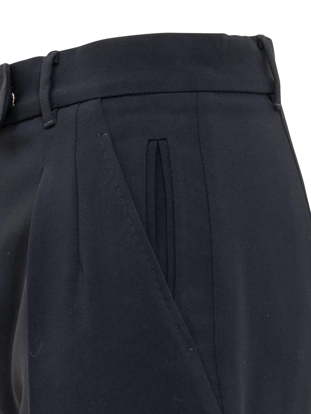 Casual Pants With Belt Loops