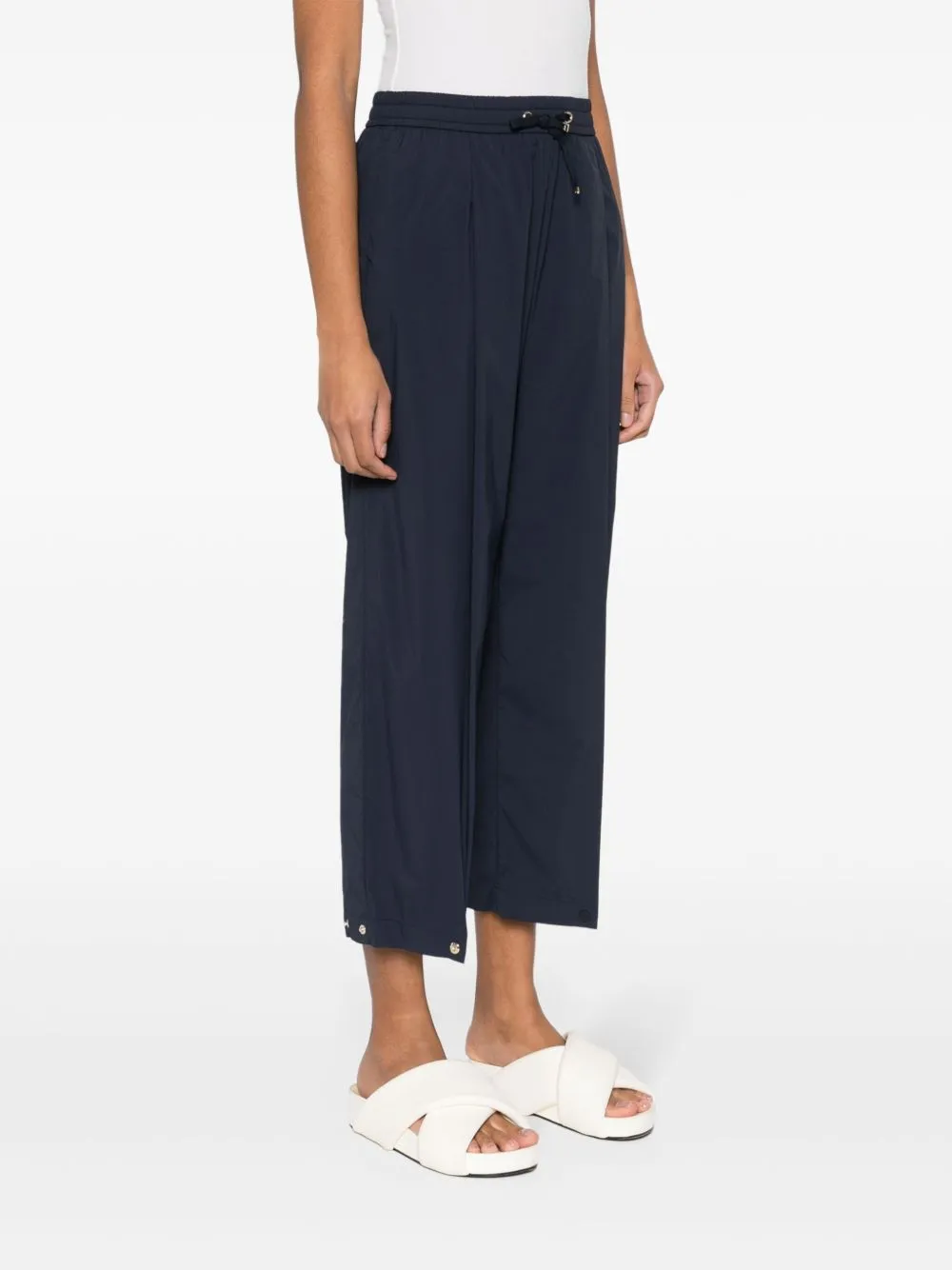 Herno Lightweight Drawstring Cropped Trousers