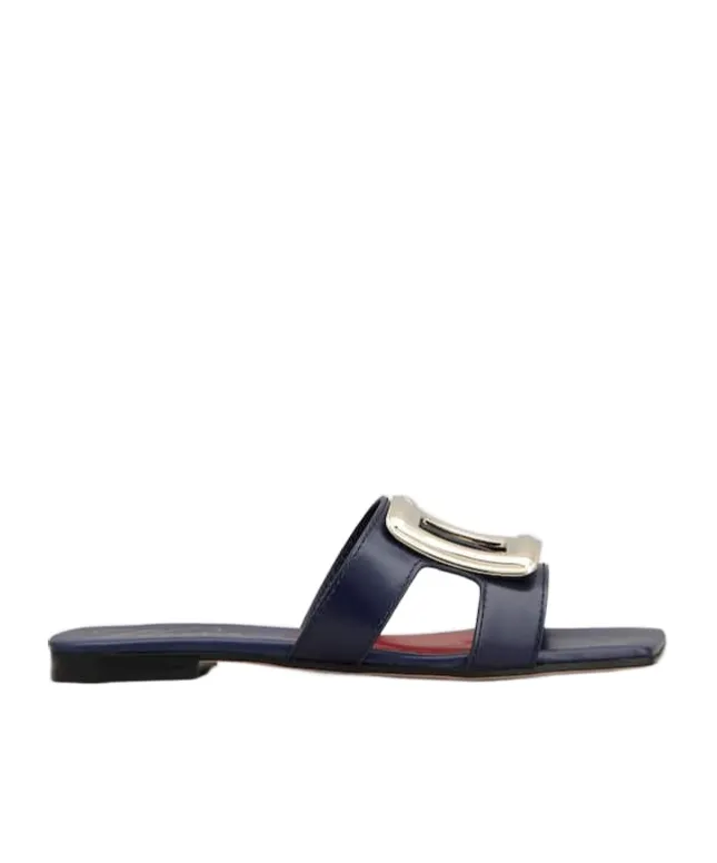 Viv' By The Sea Mules In Leather