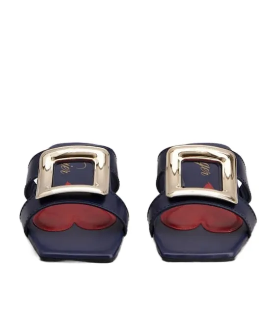 Viv' By The Sea Mules In Leather