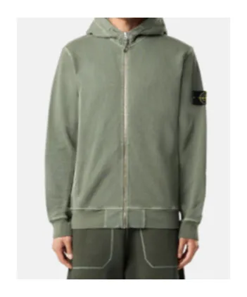 Stone Island Zip-Up Hooded Jacket