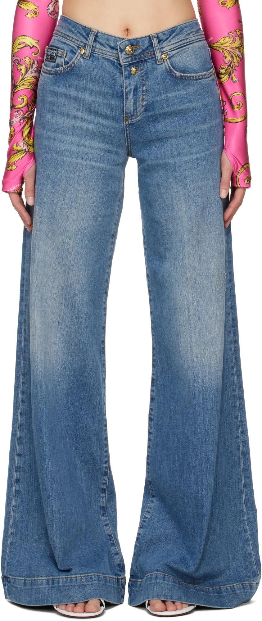 Versace Jeans Couture Wide-Leg Jeans