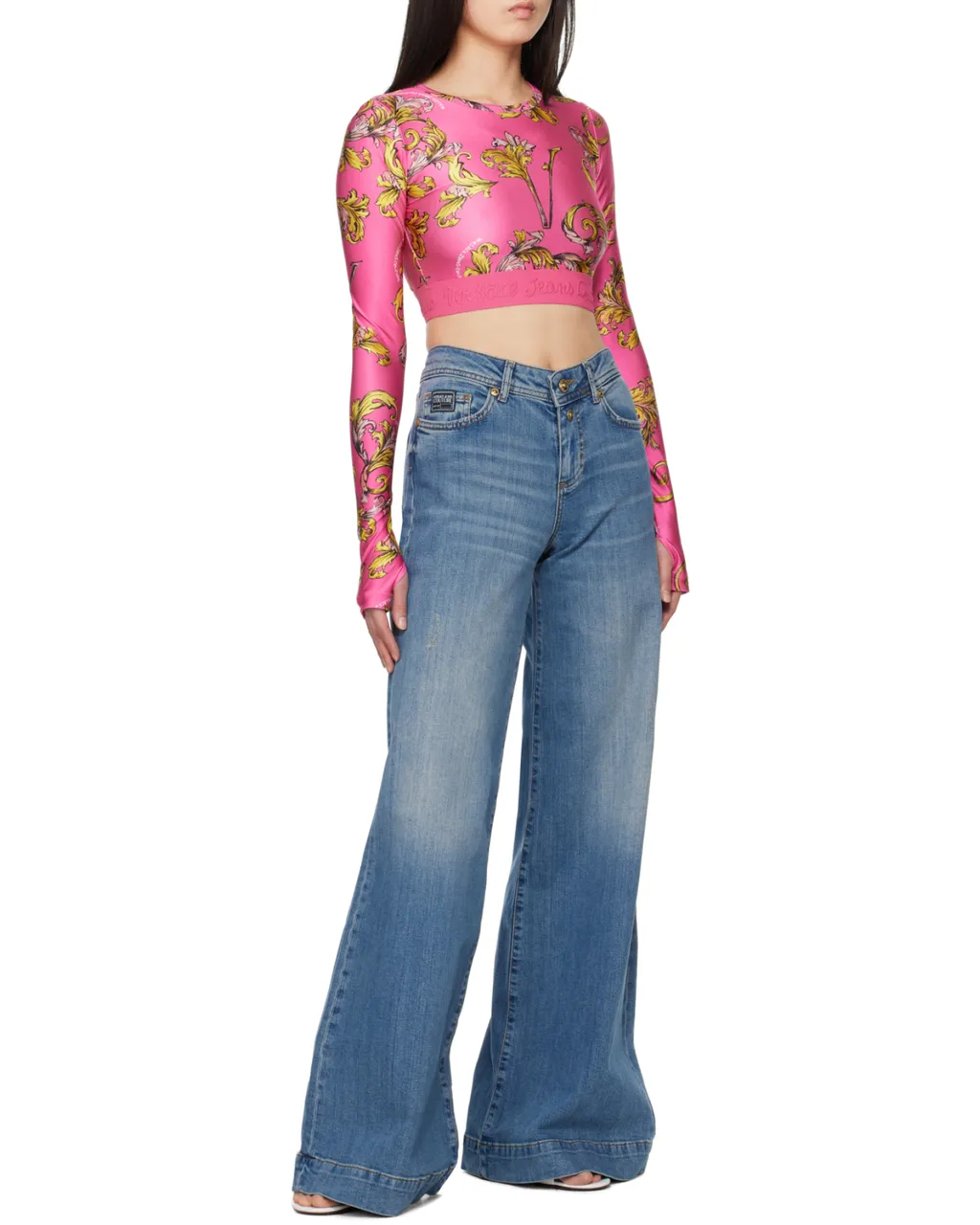 Versace Jeans Couture Wide-Leg Jeans