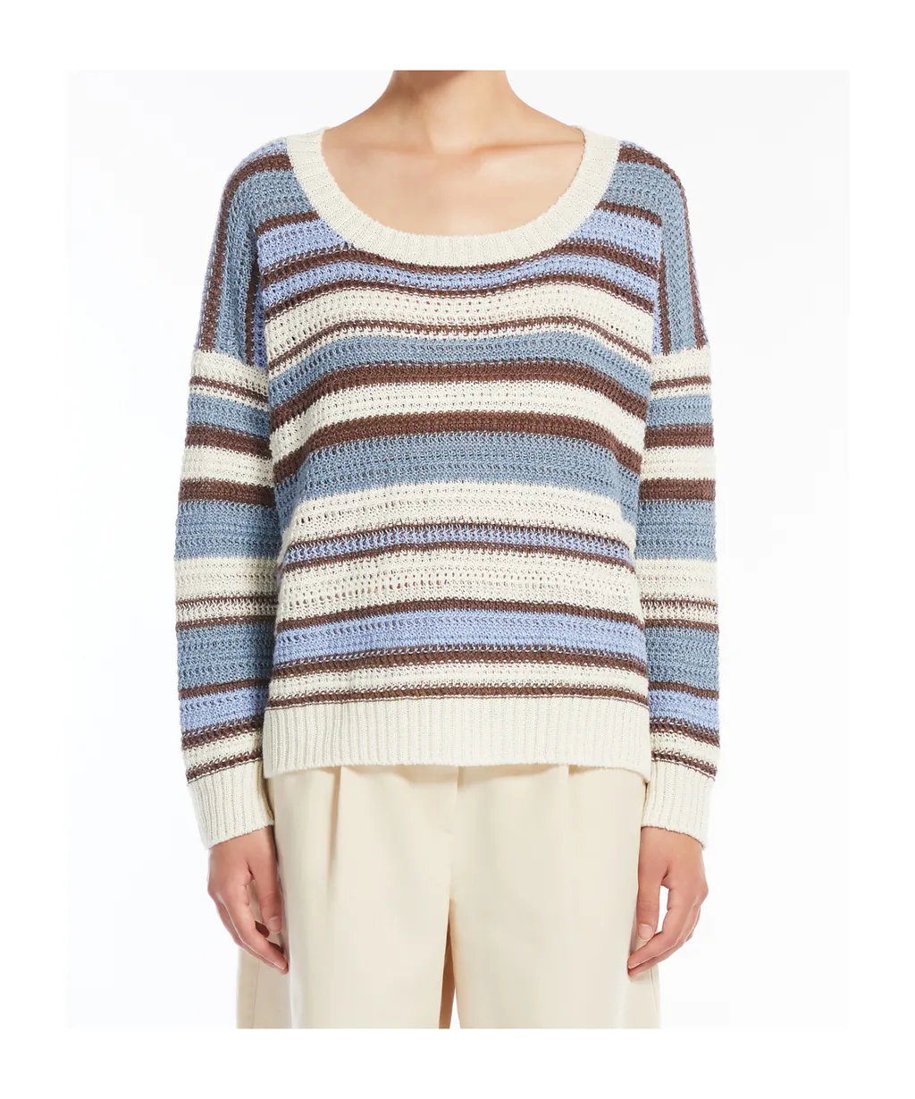 Crochet Linen Jumper
