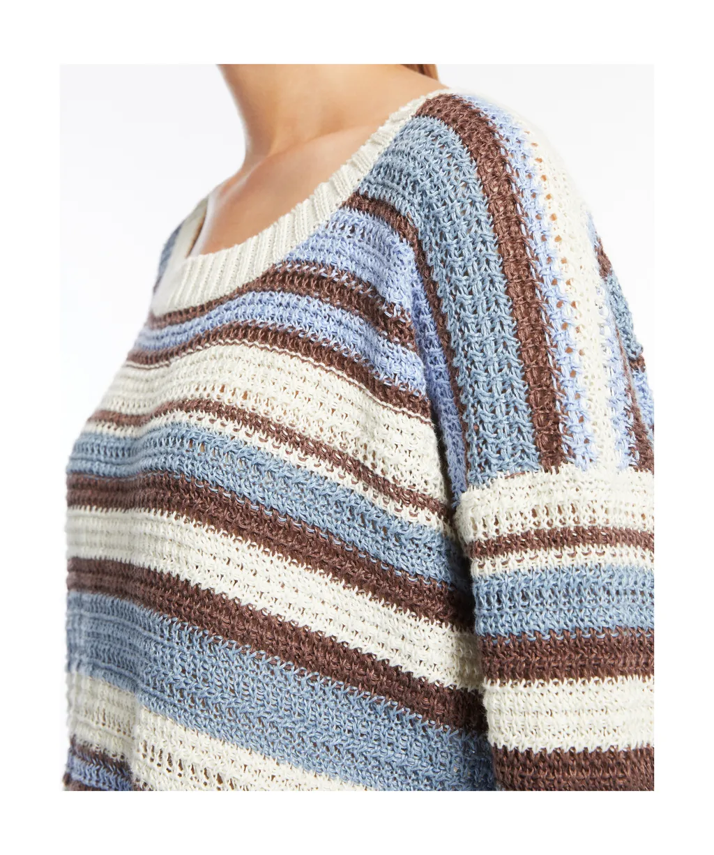 Crochet Linen Jumper