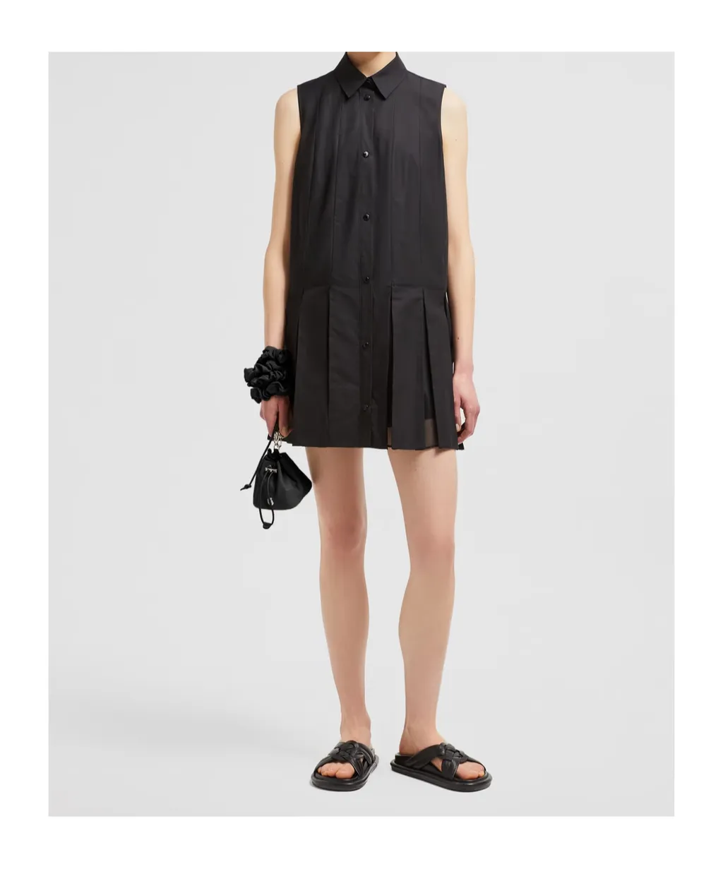 Moncler Sleeveless Mini Shirt Dress