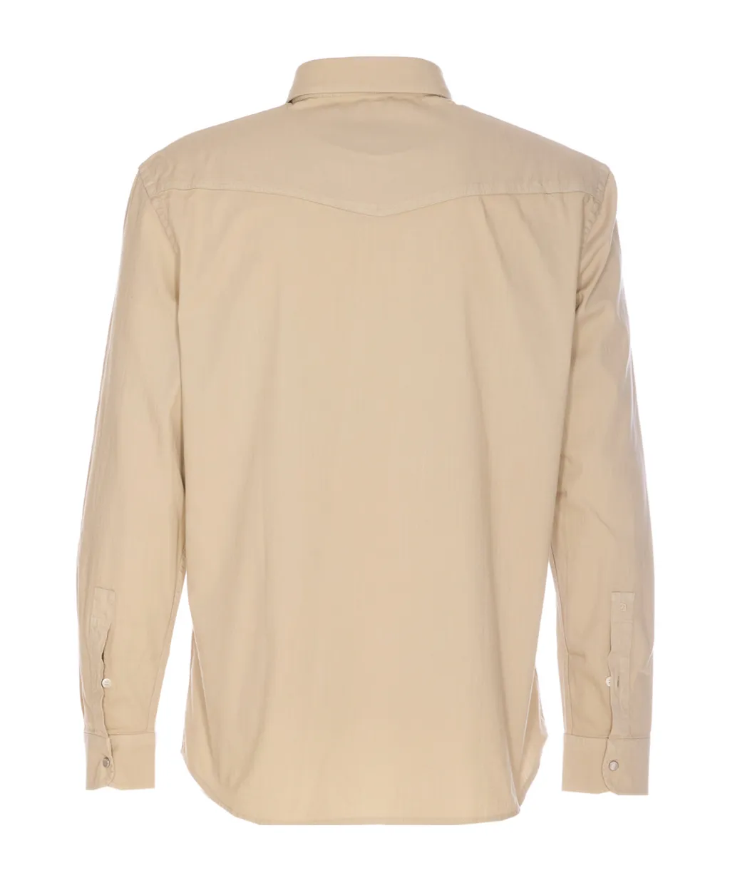 Dondup Regular Fit Snap Button Shirt
