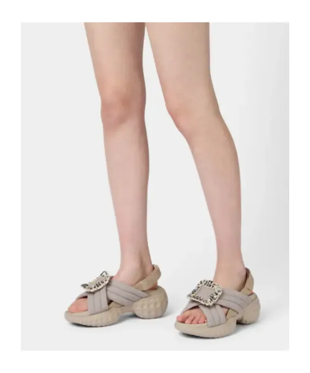 Roger Vivier Viv' Run Light Embellished Sandals