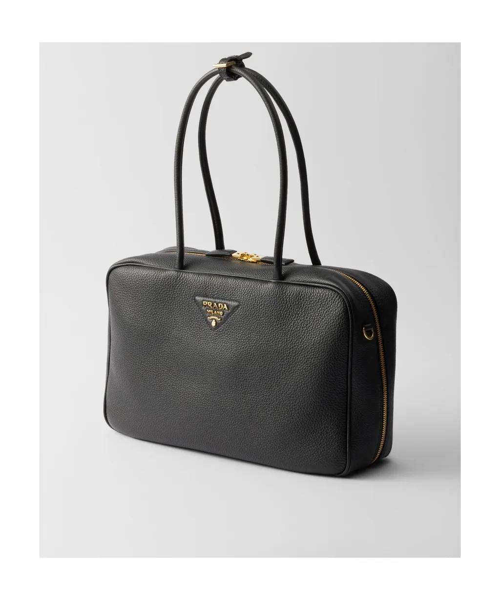 Prada Zip-Up Top Handle Bag