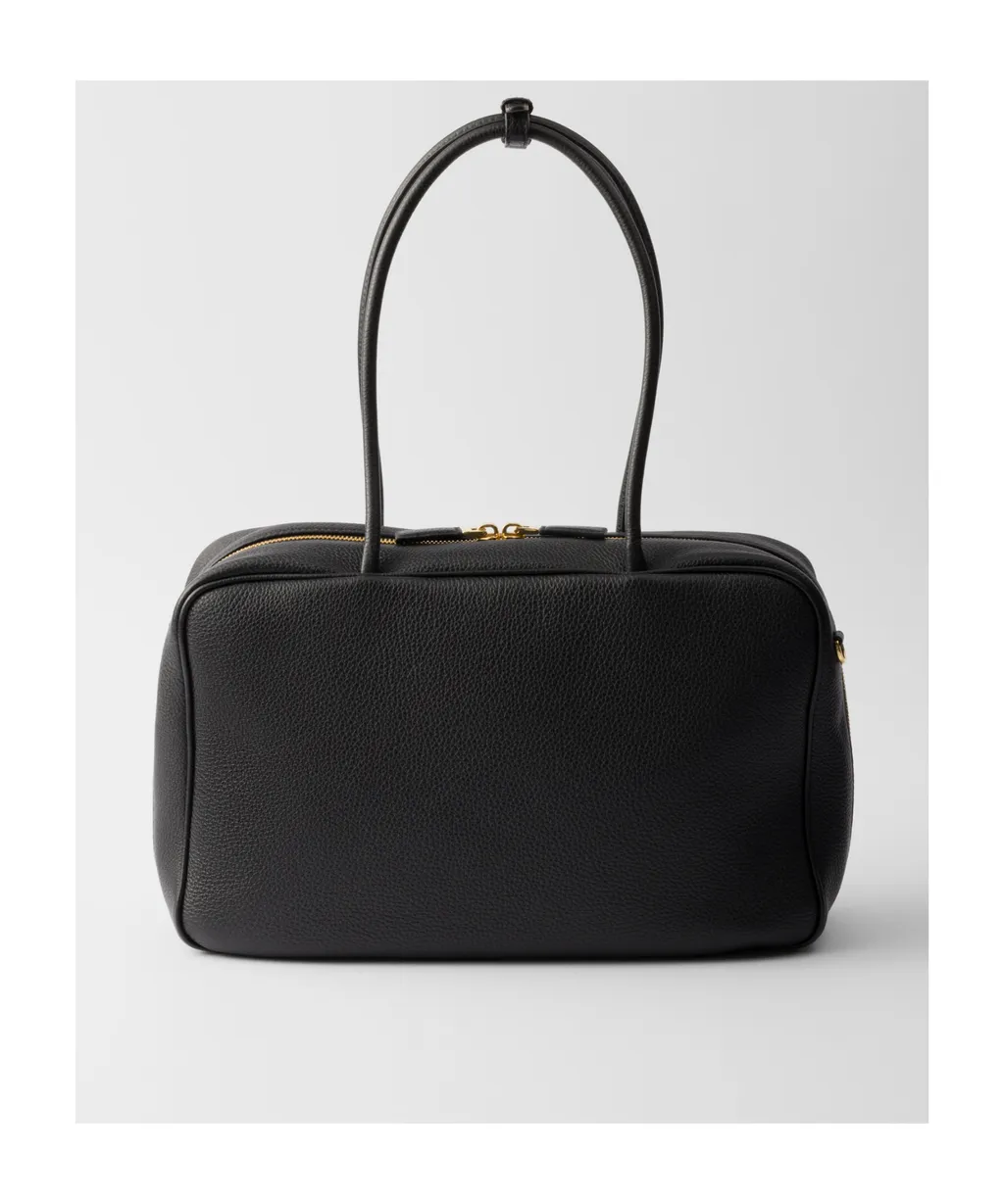 Prada Zip-Up Top Handle Bag