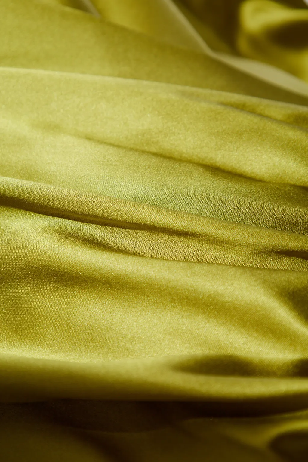 Dries Van Noten Camiel Satin Draped Blouse