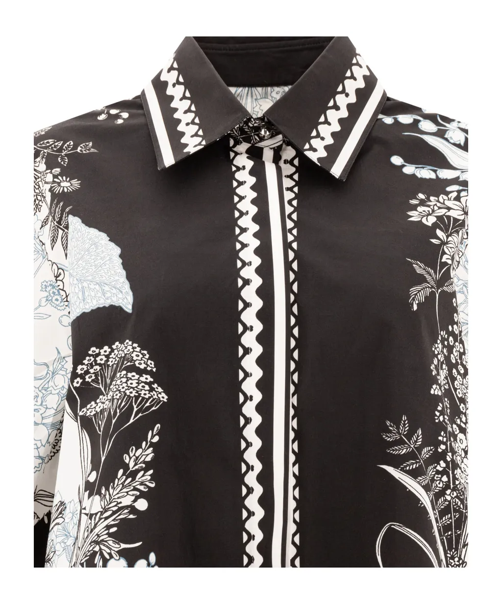Elie Saab Graphic Printed Short Sleeved Shirt