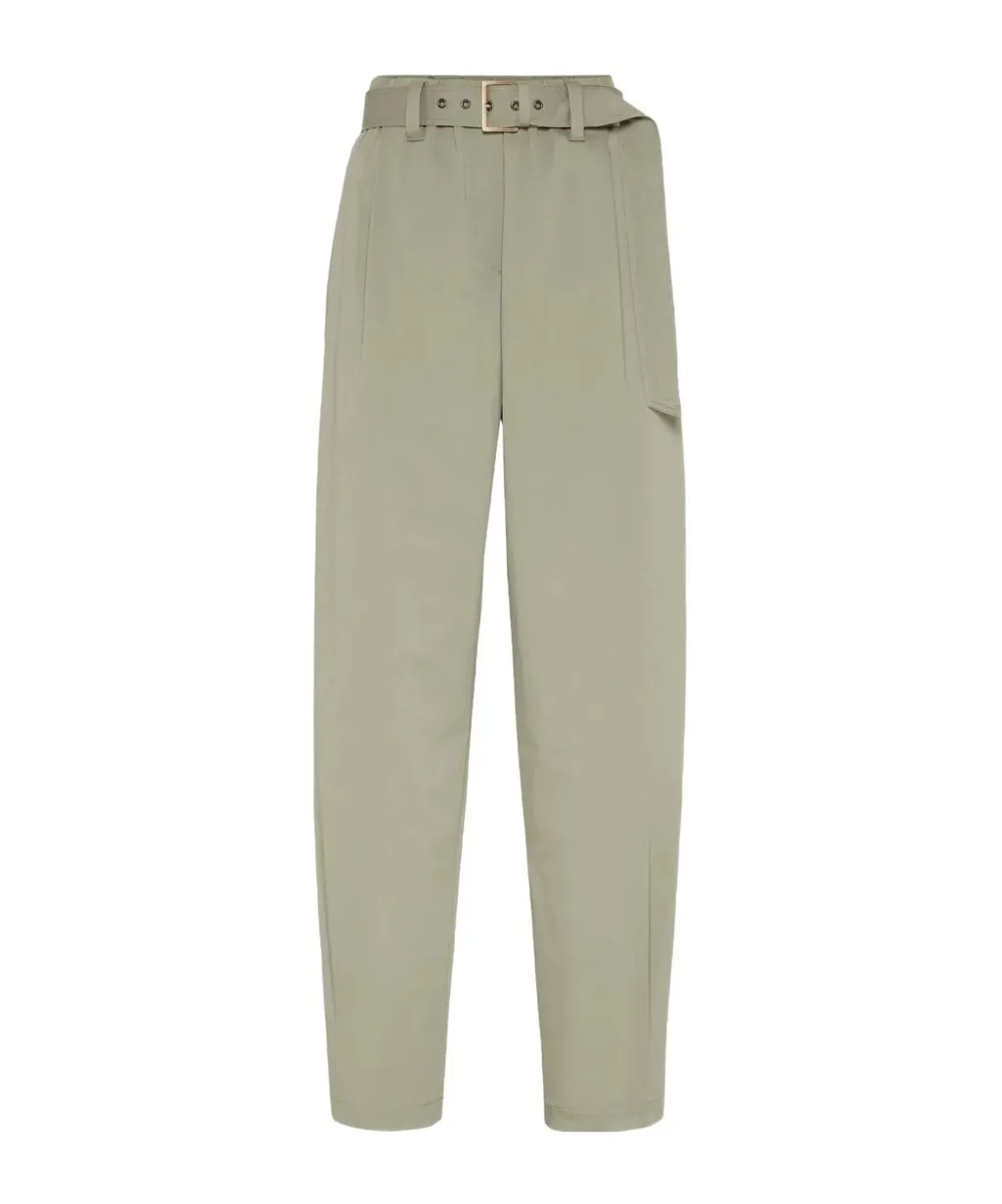 Brunello Cucinelli Belted Pleated Pants