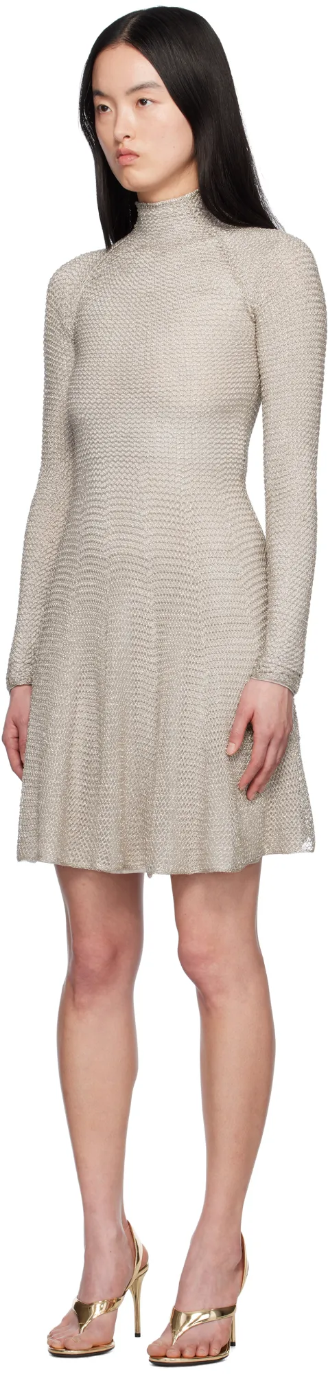 AlaÏA Mesh Knit Short Dress