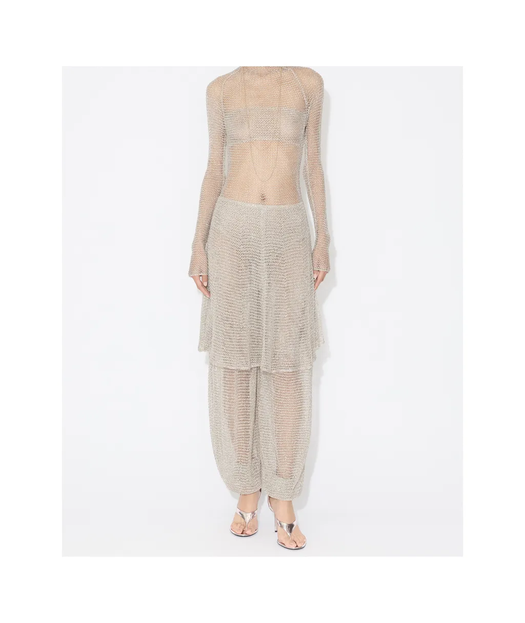 AlaÏA Mesh Knit Short Dress