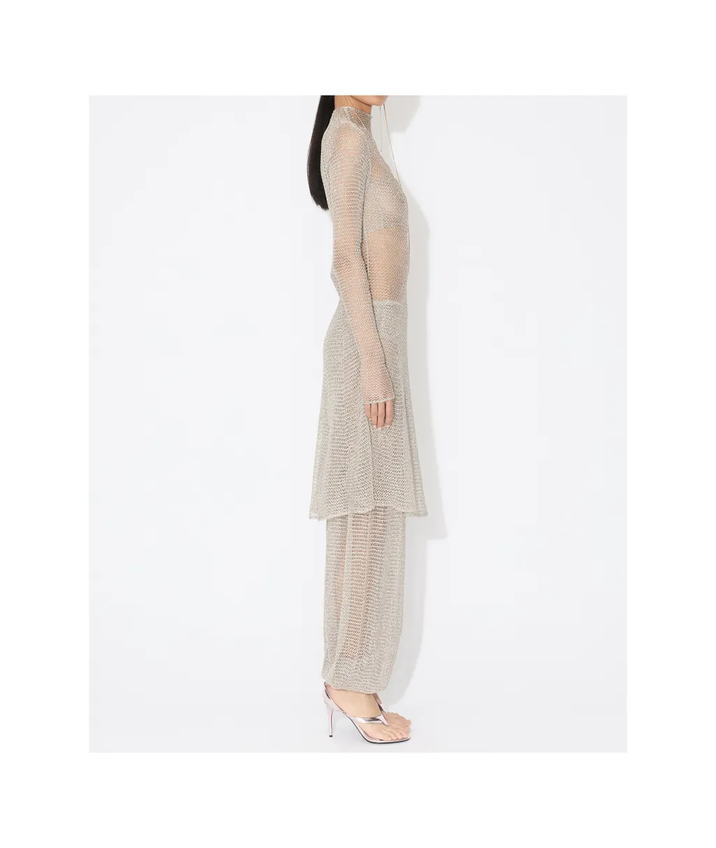 AlaÏA Mesh Knit Short Dress