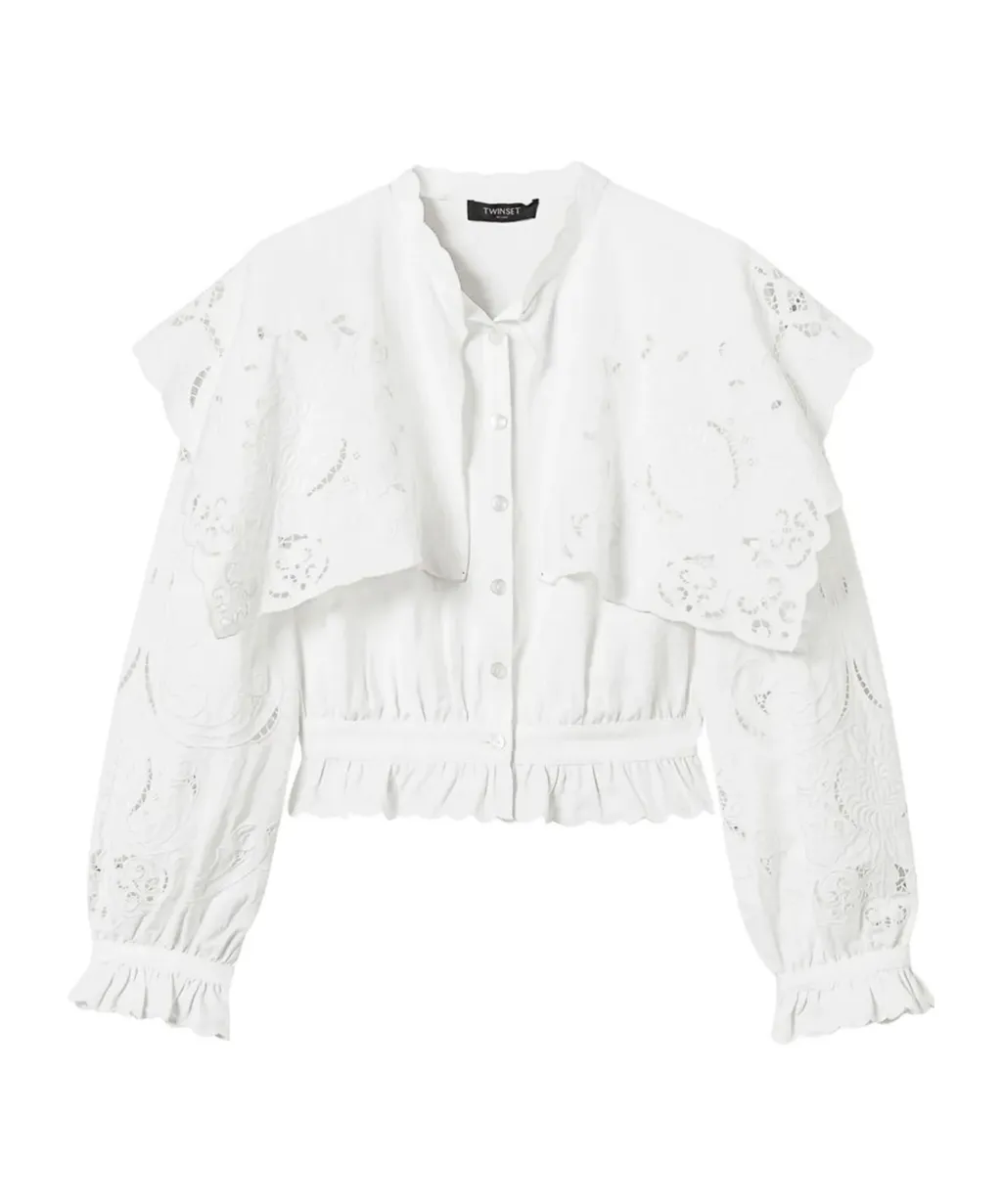 Linen-Blend Shirt