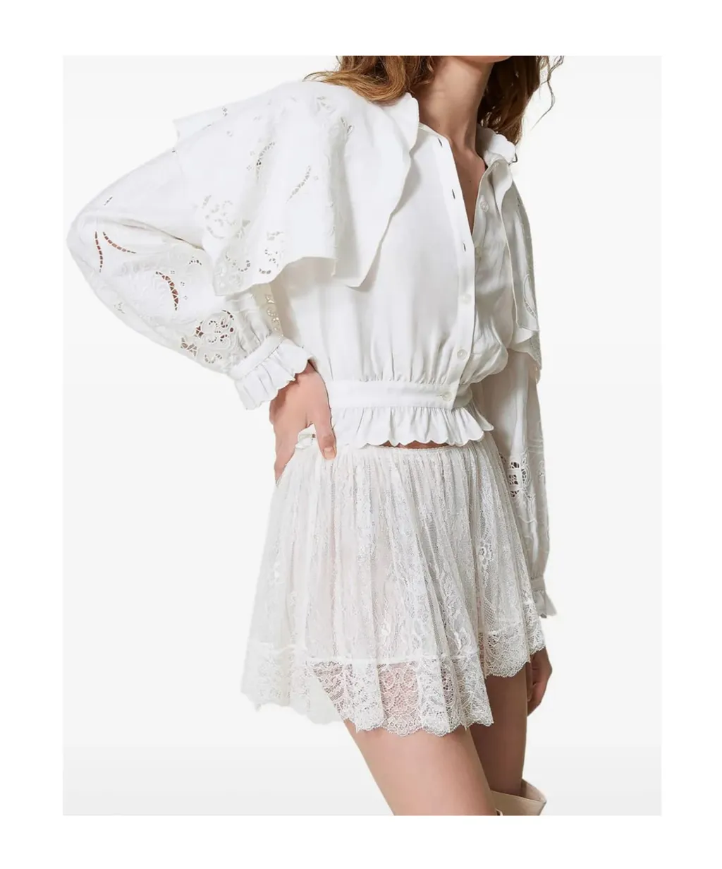 Linen-Blend Shirt