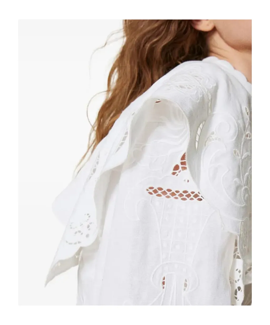 Linen-Blend Shirt