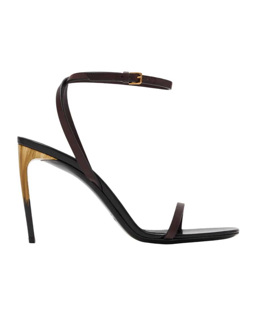 Ankle-Strap Heeled Sandals
