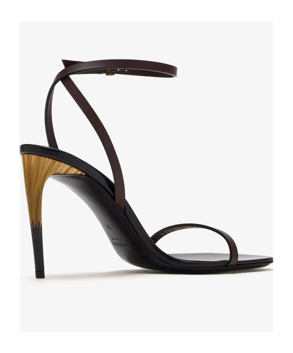 Ankle-Strap Heeled Sandals
