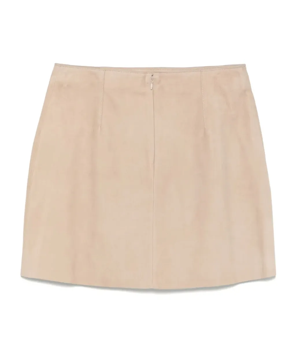 Suede Mini Skirt