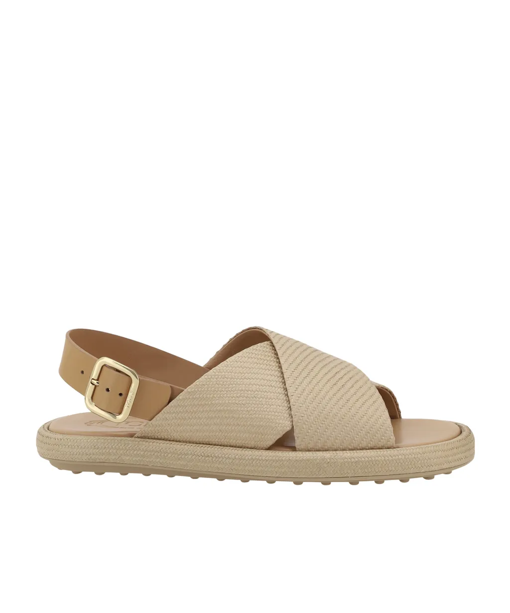 Tod's Crisscrossed Strap Sandals