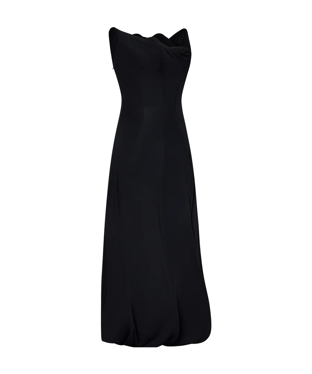 Black Strapless Dress