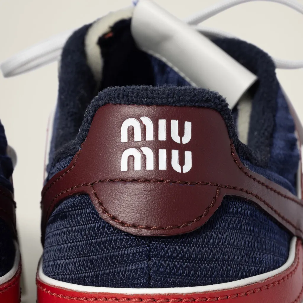 Gymnasium Technical Fabric And Suede Sneakers