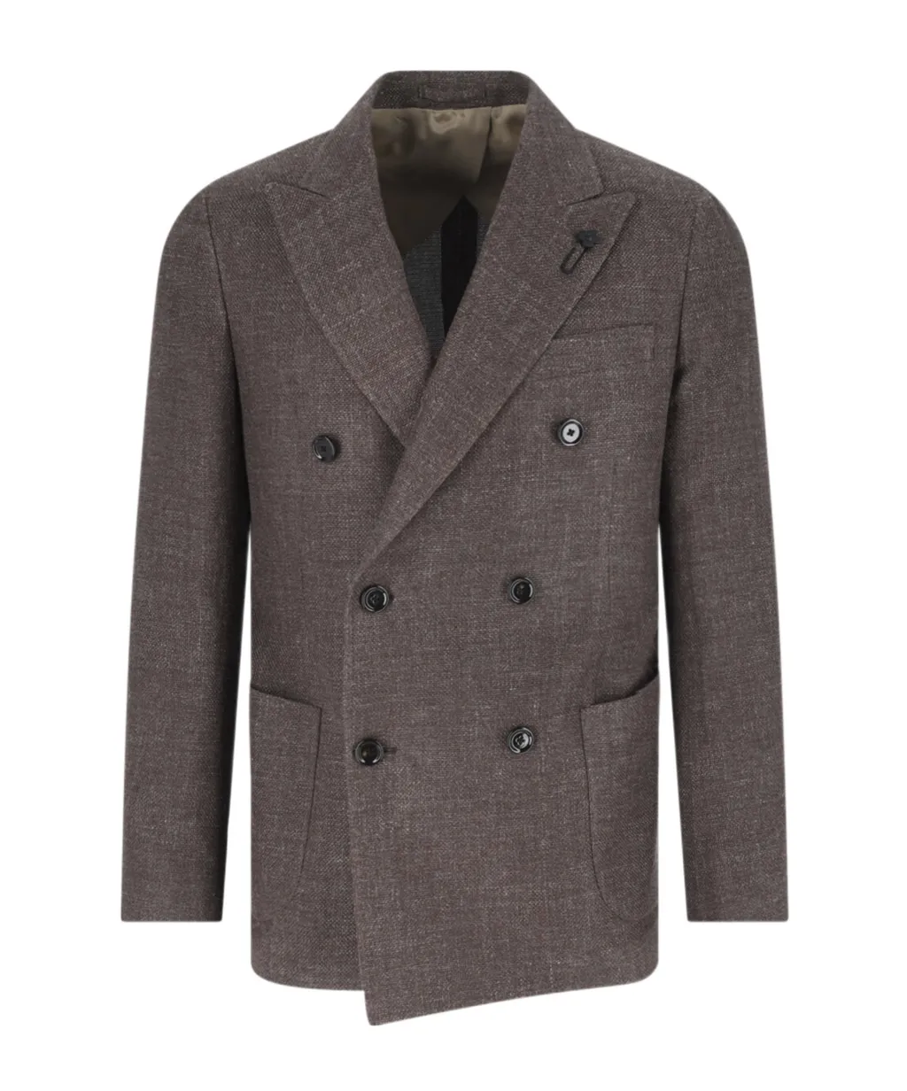 Lardini Double-Breasted Blazer