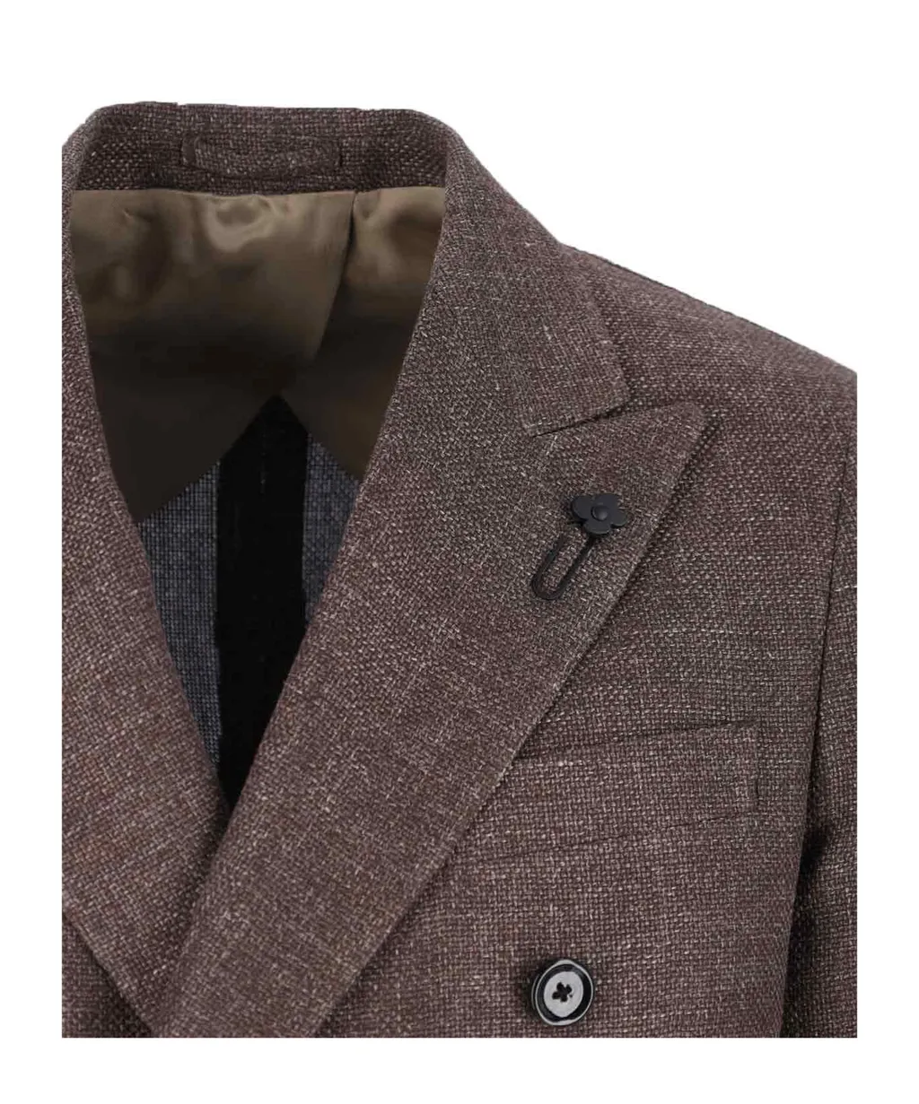 Lardini Double-Breasted Blazer