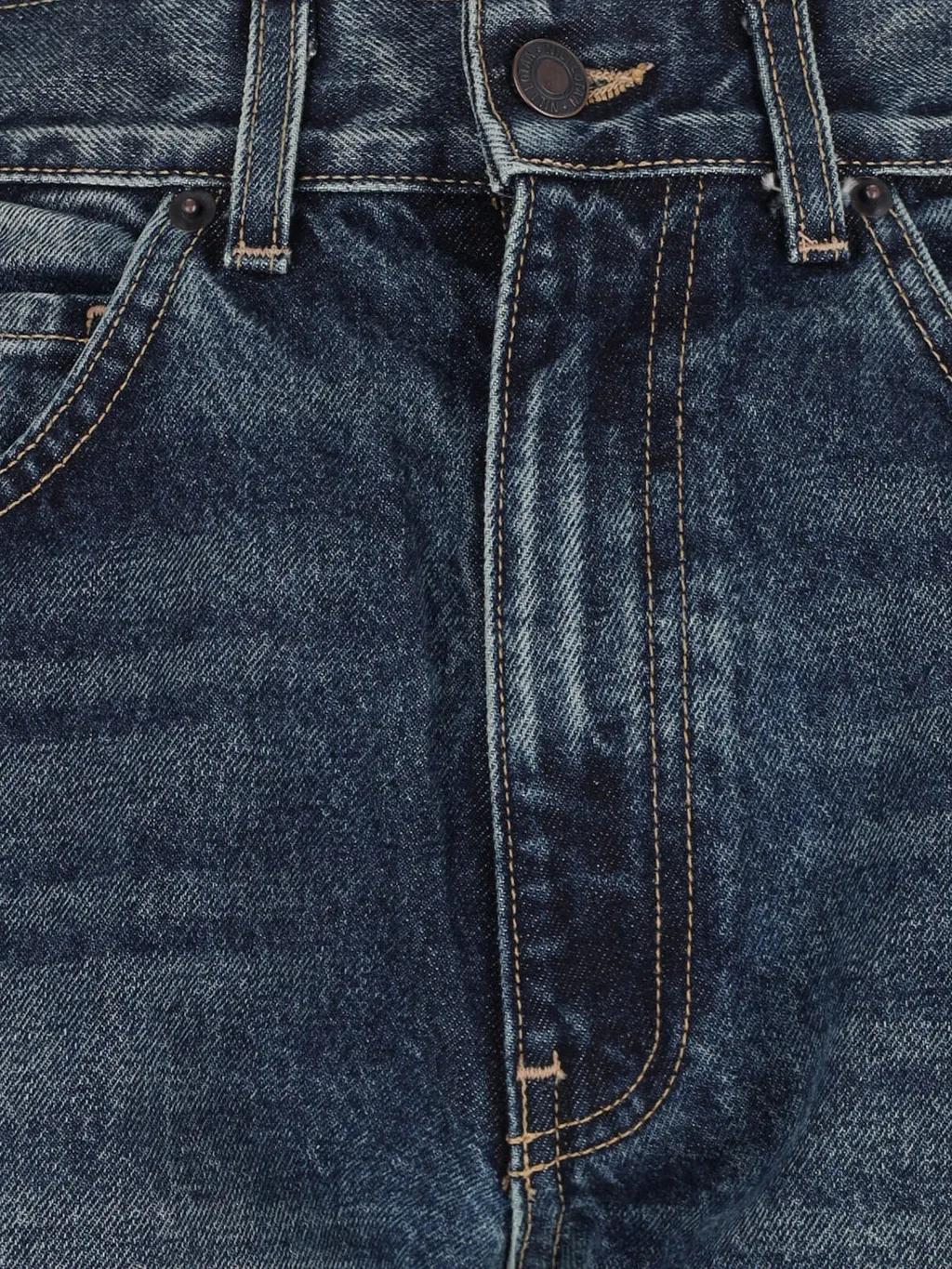 High Waist Denim Trousers
