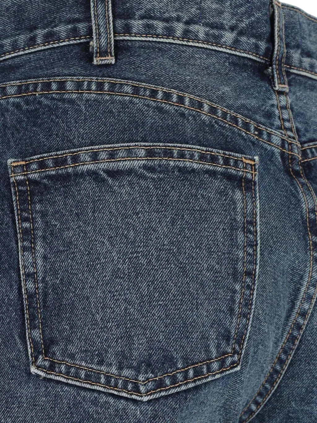 High Waist Denim Trousers