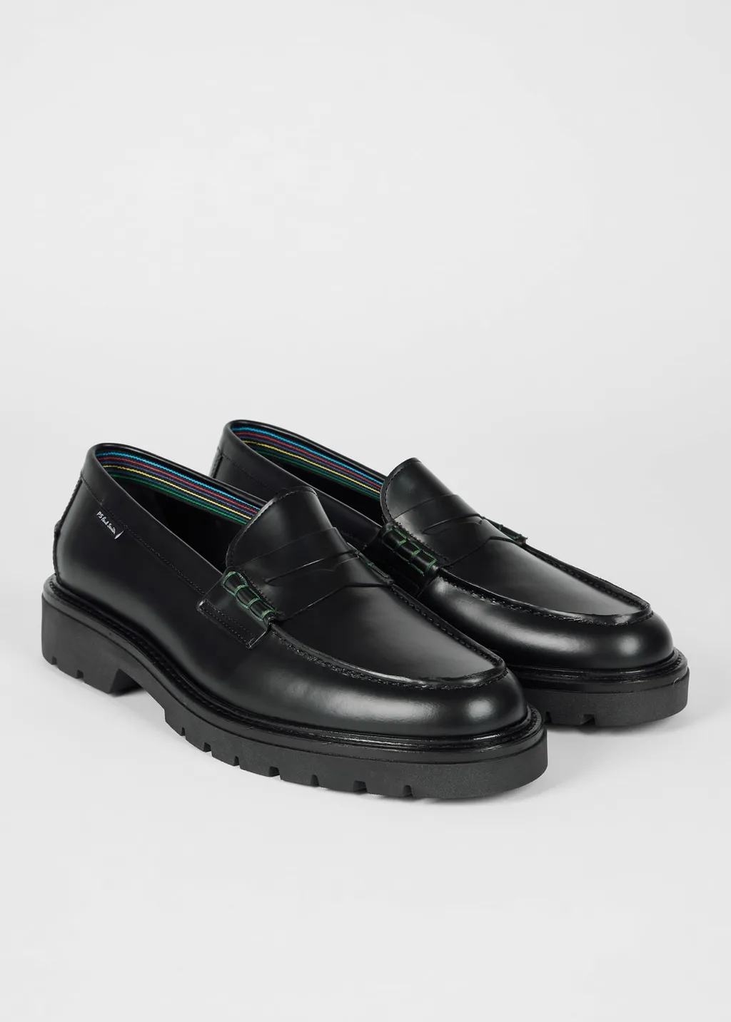 Ps Paul Smith Round Toe Loafers