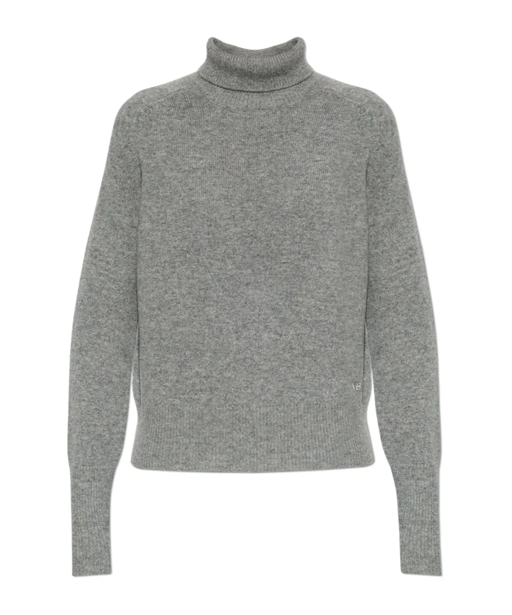 Roll-Neck Logo-Detailed Sweater