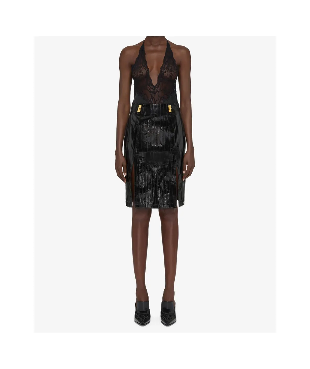 Givenchy Chandelier Lace V-Neck Bodysuit