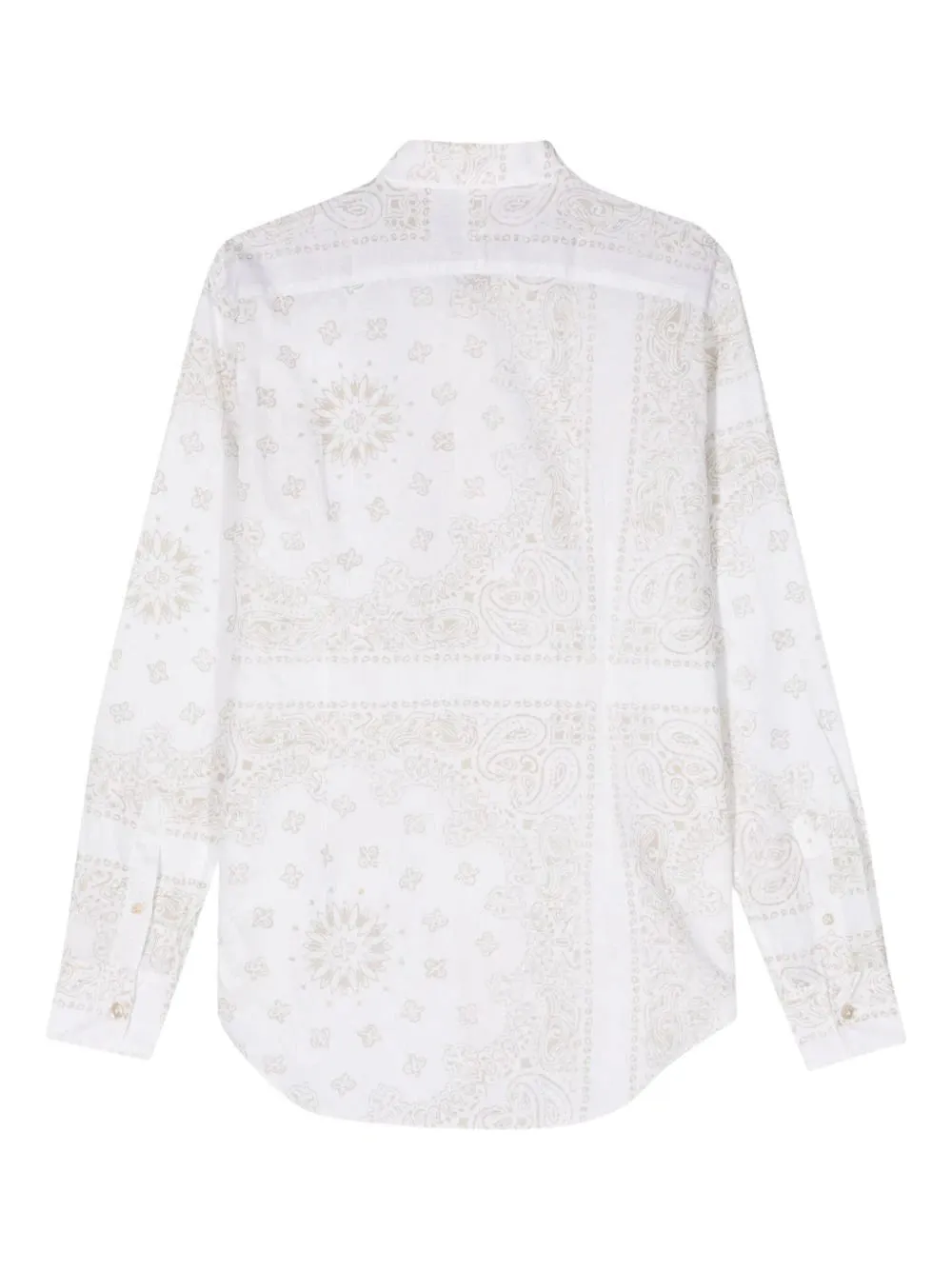 Paisley-Print Button-Up Shirt